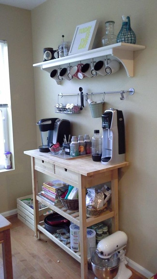 Golden Wood Coffee Station