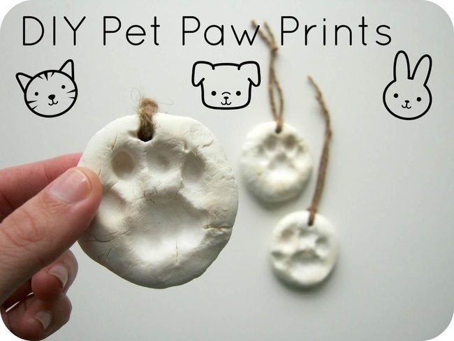 Paw Print Keepsake Ornaments