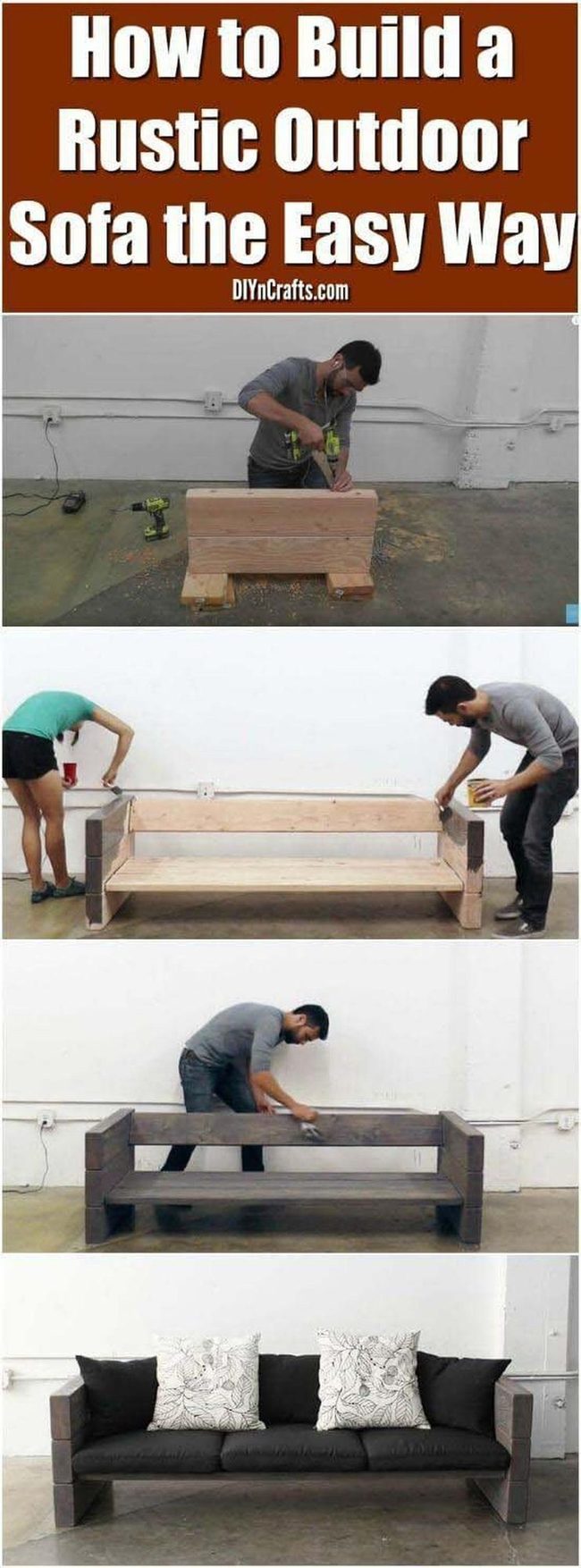 Handmade Outdoor Sofa Project