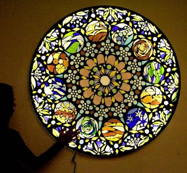 Stained Glass Patio Lighting