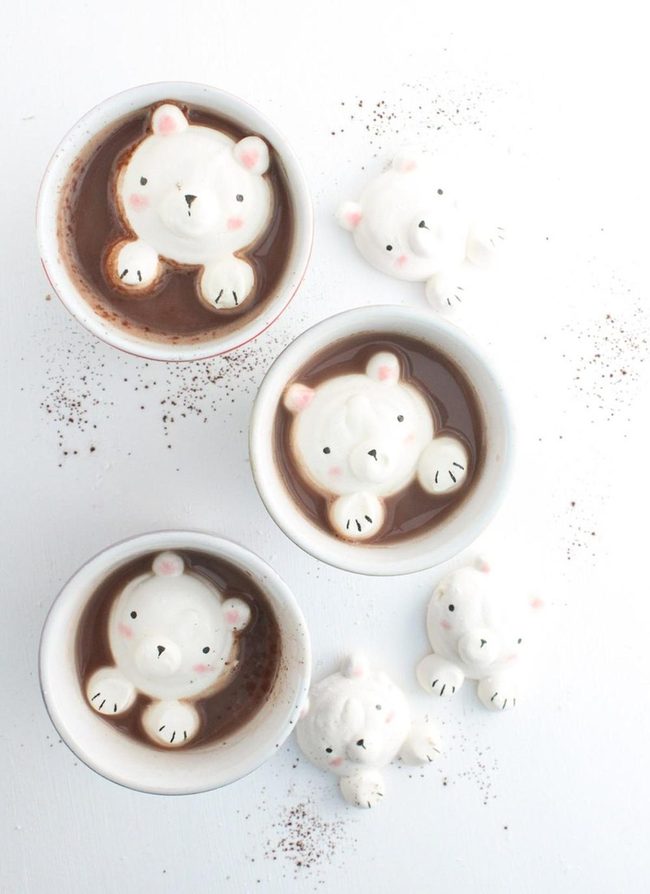 Marshmallow Bears In Dark Chocolate