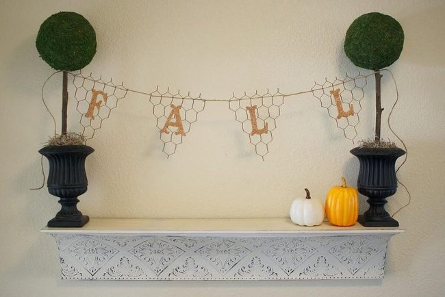 Lettered Wire Backdrop