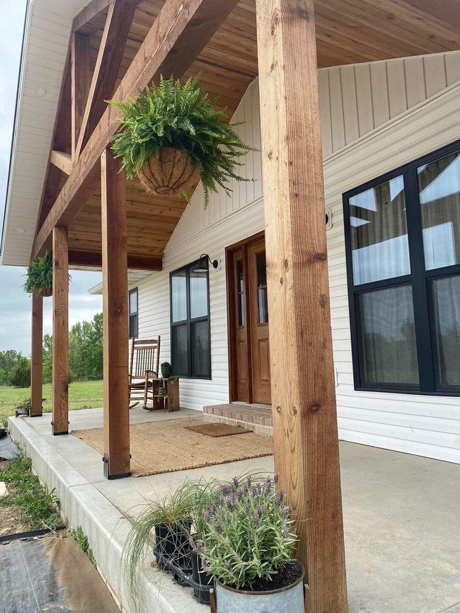 Green Botanical Porch Cascade