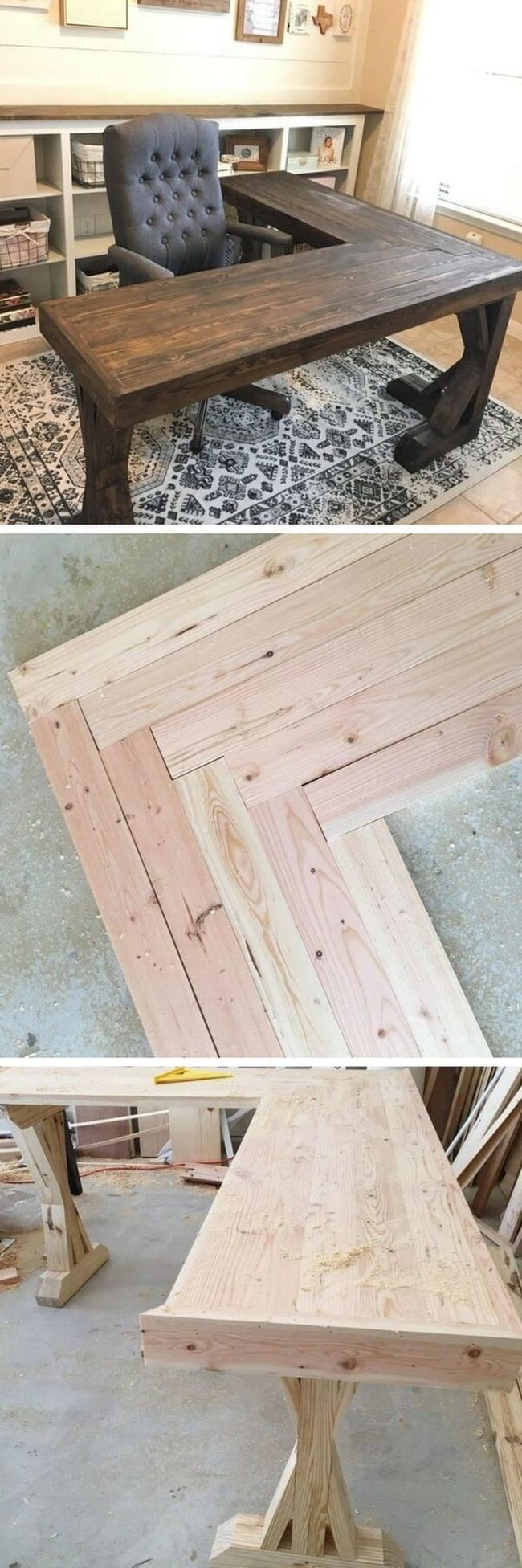 Handcrafted Wood Work Surface