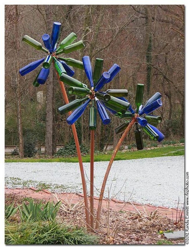 Luminous Glass Flower Bottles