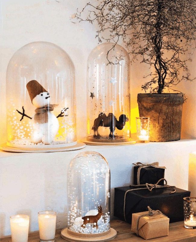 Miniature Winter Worlds In Glass
