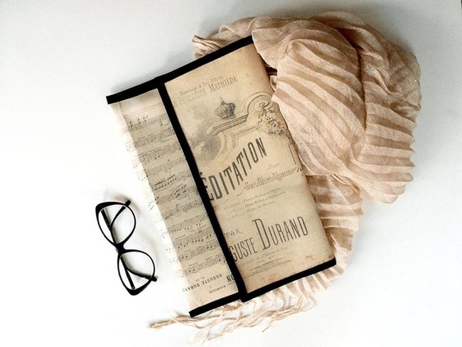 Vintage Glasses, Yellowed Sheet Music