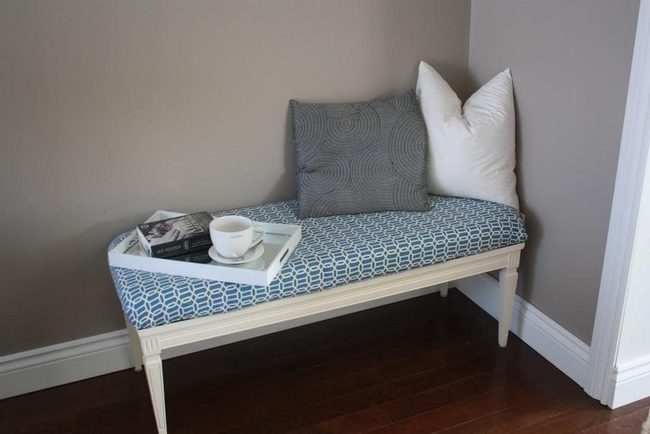 Blue Geometric Corner Nook