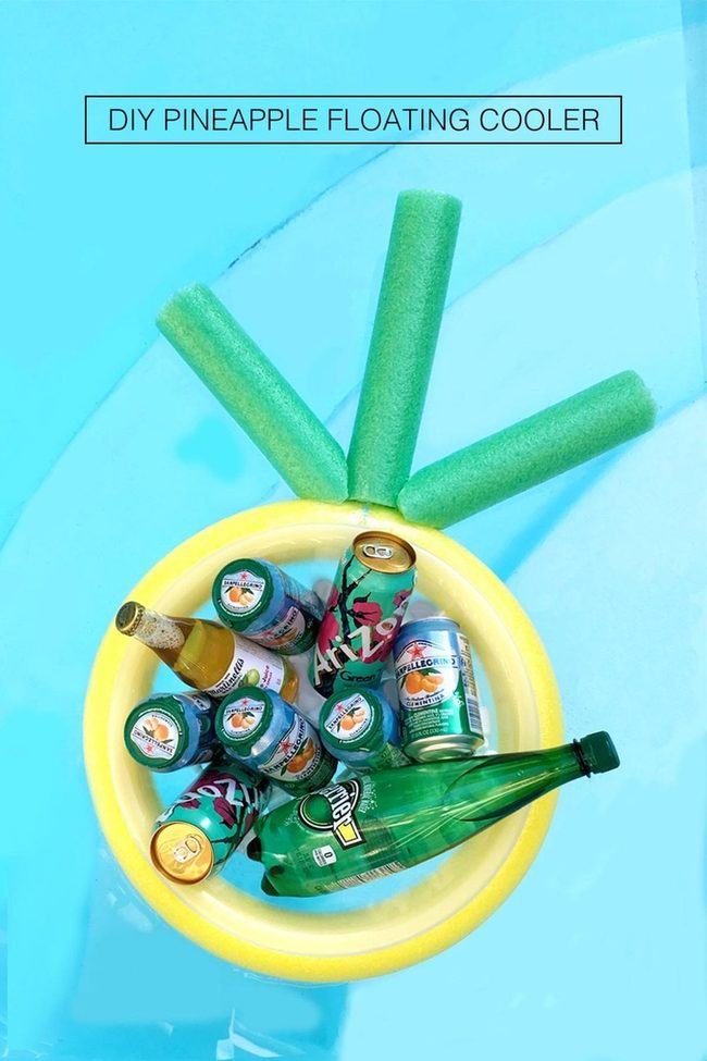 Yellow Pineapple Float Cooler