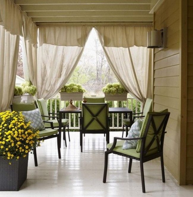 Light Green Porch Retreat