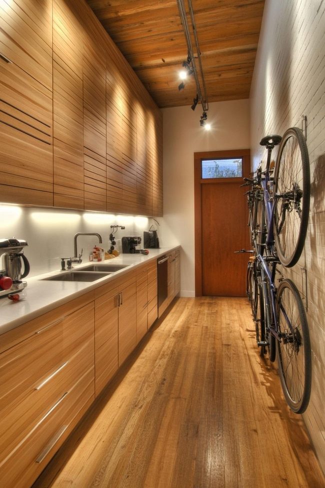 Vertical Steel Bike Organization Wall