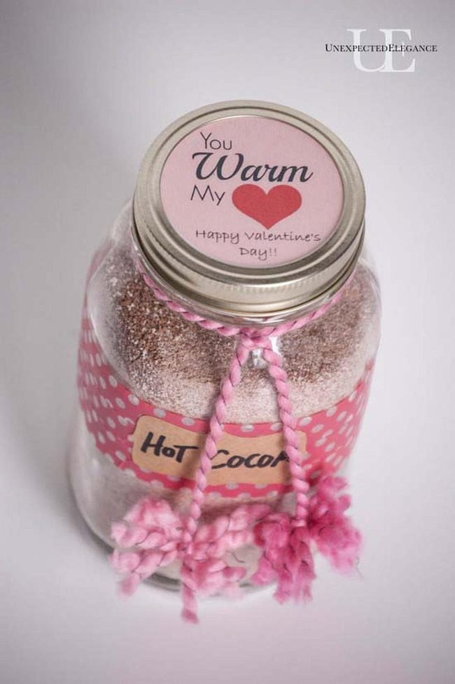 Layered Cocoa Gift Jar