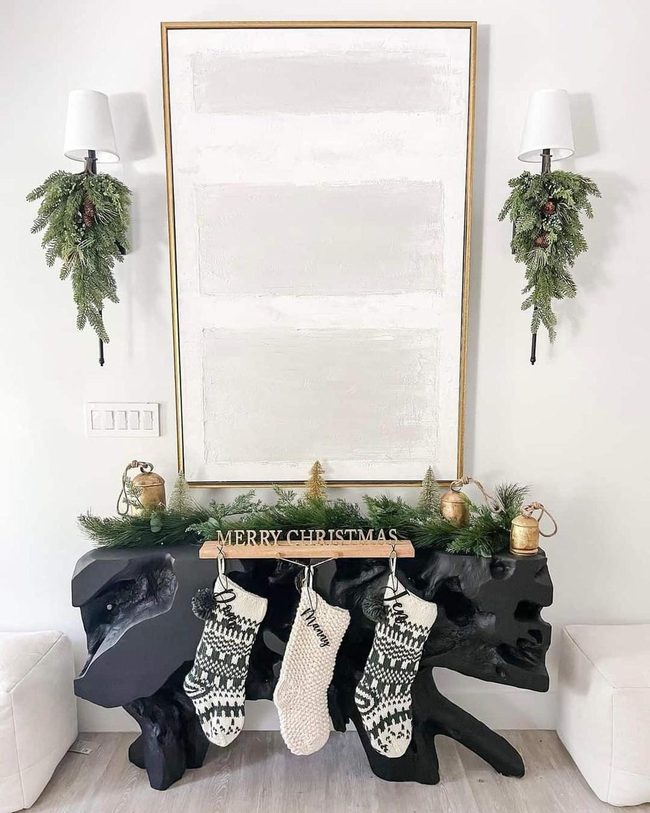Black And White Stockings Statement