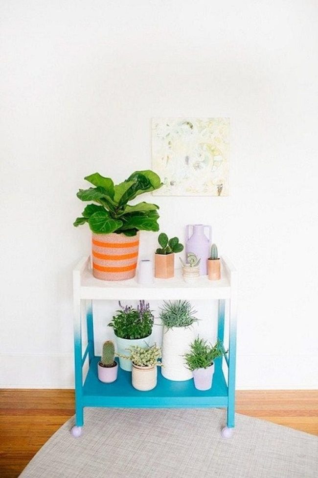 Wooden Plant Stands Vertical