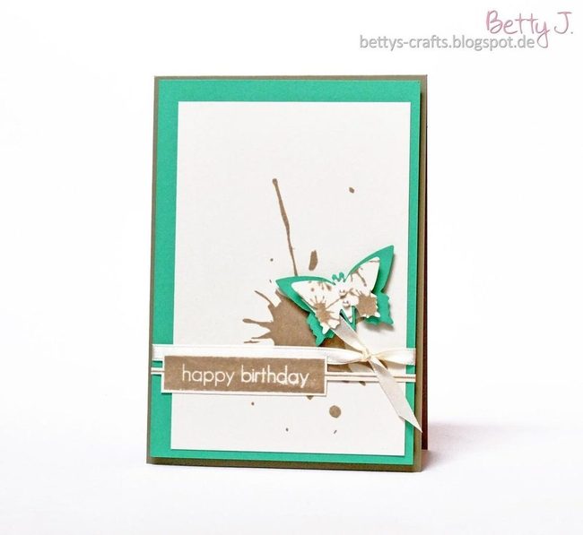 Butterfly Cutout Birthday Green