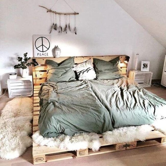 Reclaimed Wood Bed Frame