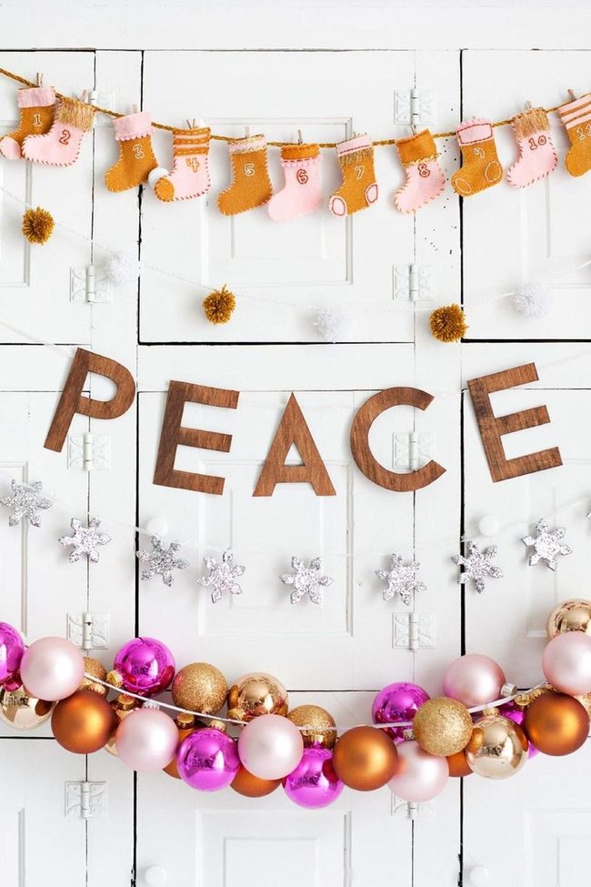 Layered Felt And Wooden Peace