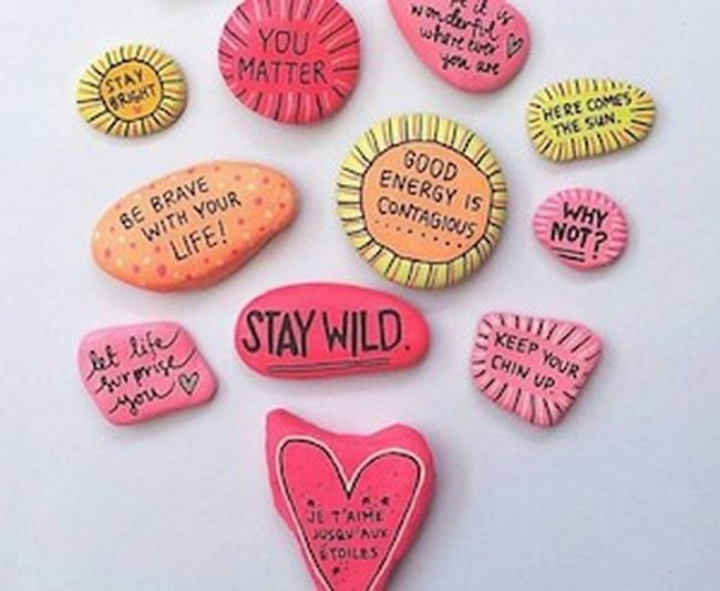 Colorful Stones Daily Positivity
