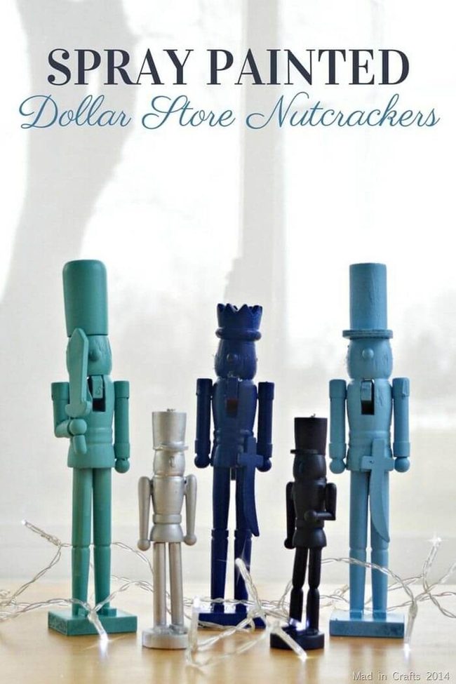 Blue Nutcracker Winter Sparkle