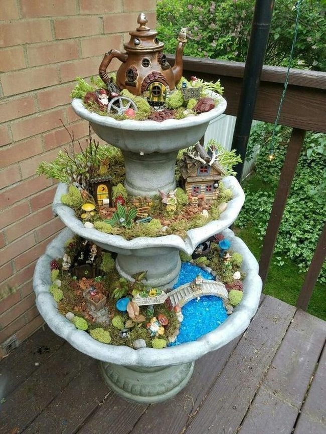 Three-Tier Earth Planter Garden