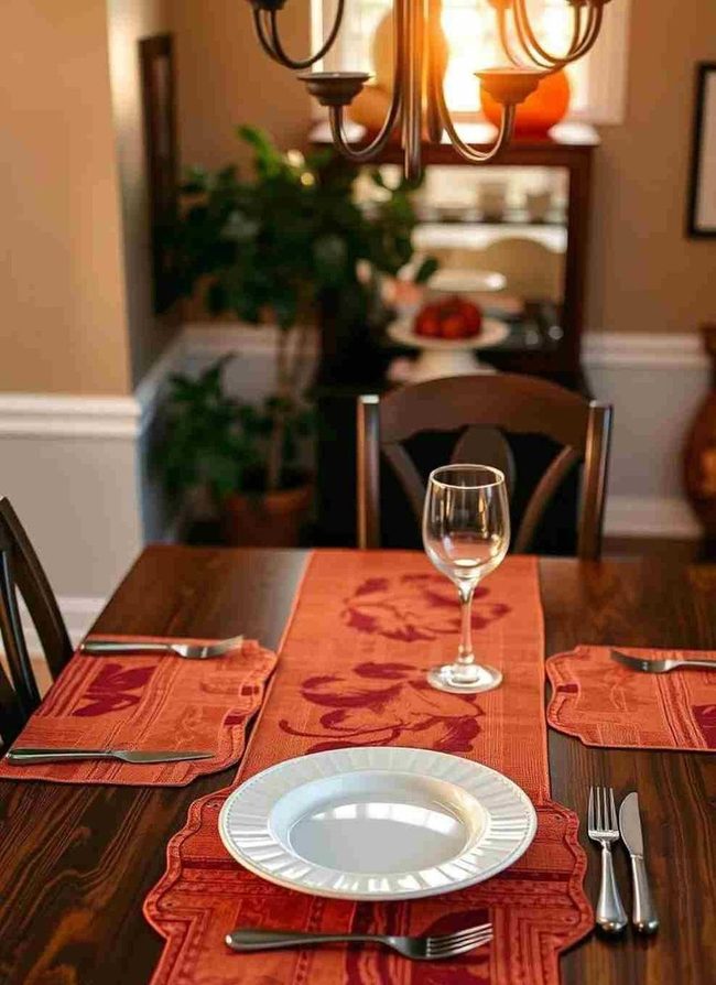 Autumn Gold Layered Table
