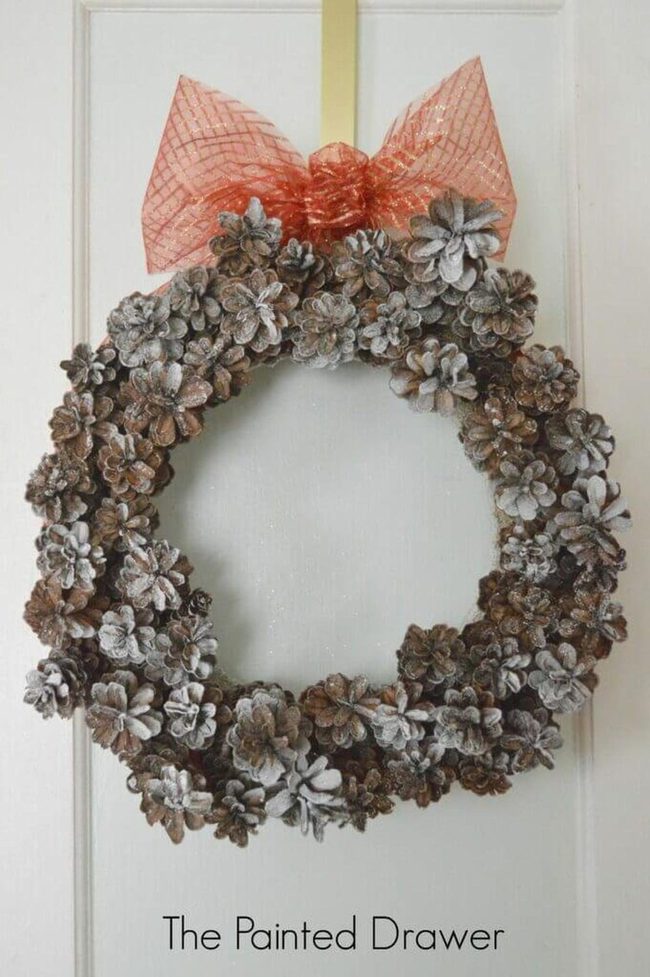 Flat Pinecone Wreath, Year-Round Versatile
