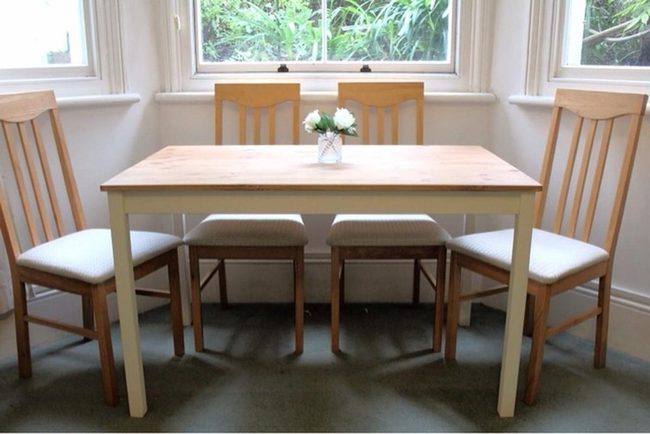 Sunlit White Dining Simplicity