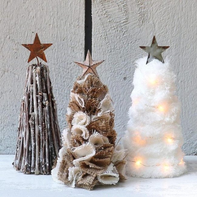 Bundled Branches, Burlap Warmth