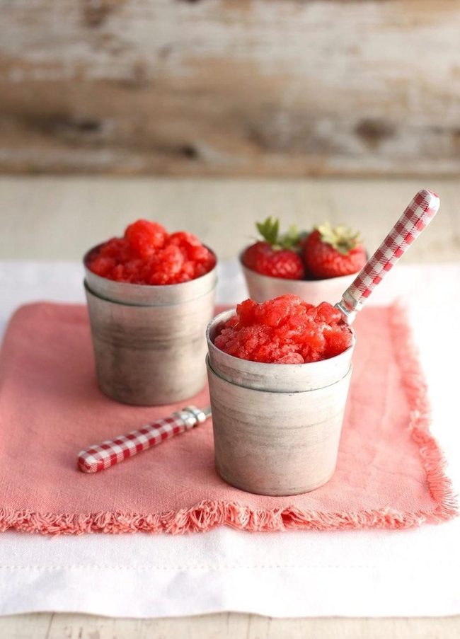 Red Crystals And Shaved Ice