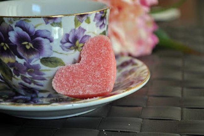 Purple Porcelain Romance Dark Weave