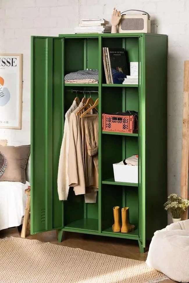 Green Metal Wardrobe Statement