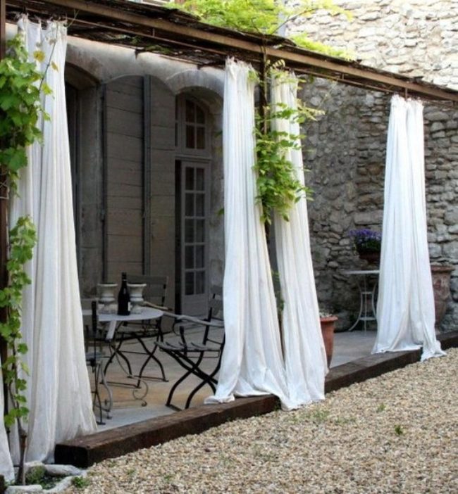 White Curtains, Stone Walls, Wine