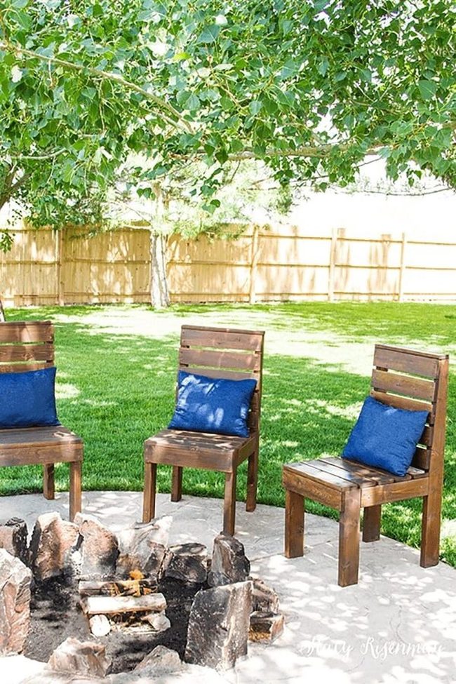 Reclaimed Wood Patio Chairs