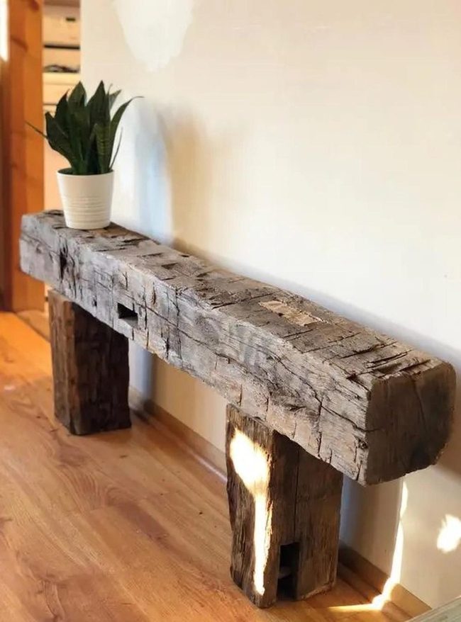 Raw Timber Centerpiece