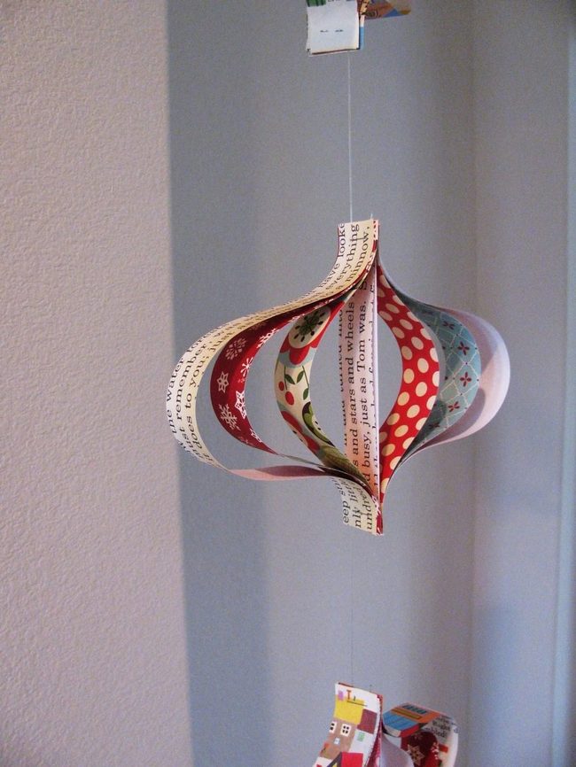 Polka Dot Paper Ornament