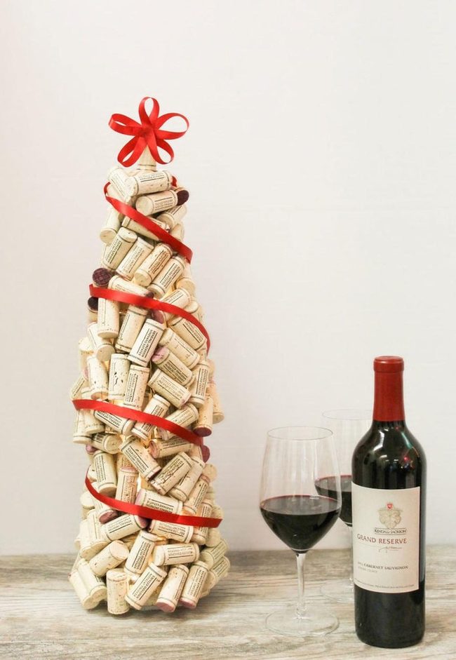Cork Cone Red Ribbon