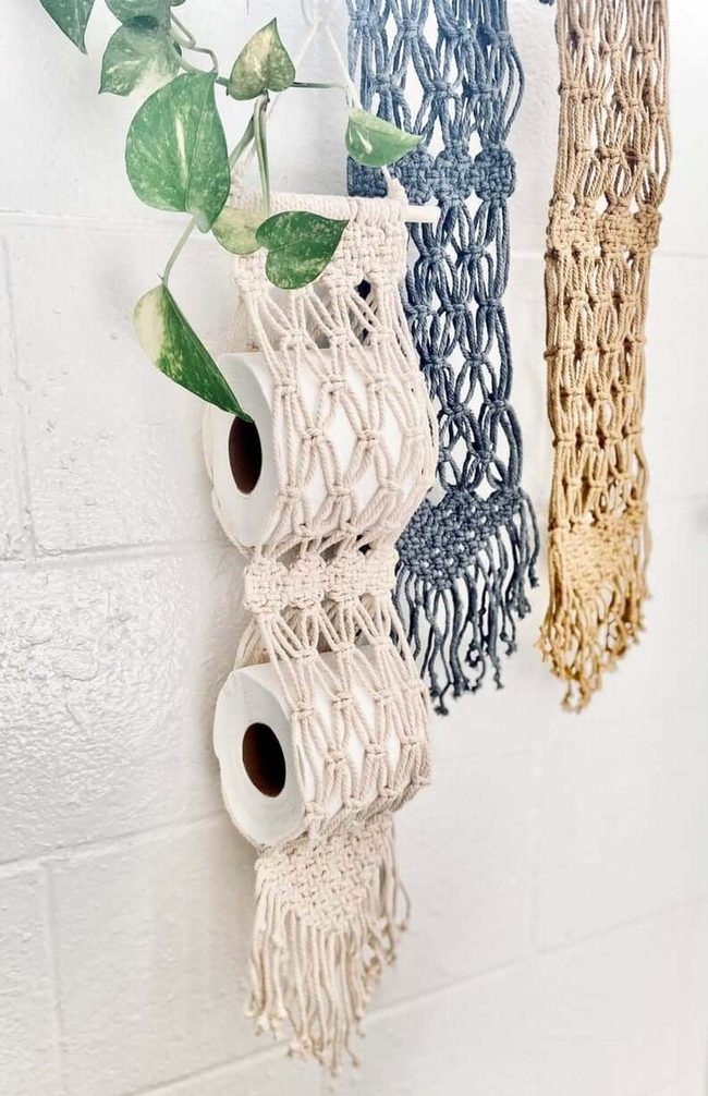 Natural Cotton Rope Holder