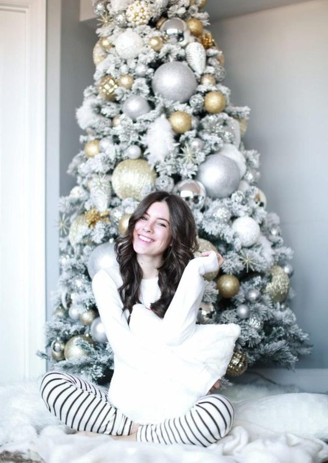 Silver And Gold Tree Moment