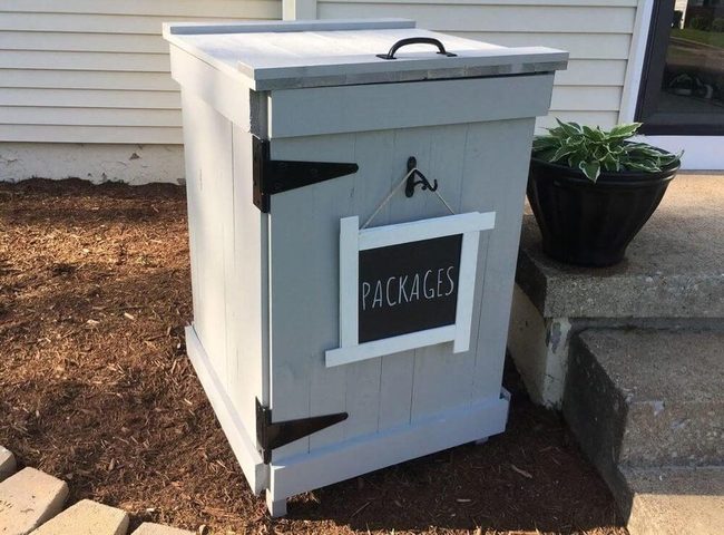 Vintage Steel Security Mailbox