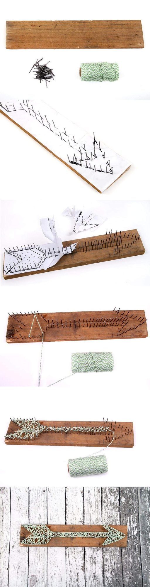 Geometric Arrow String Art