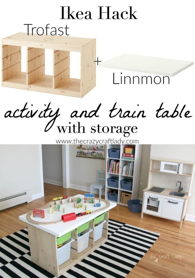 Activity Table With Open Storage