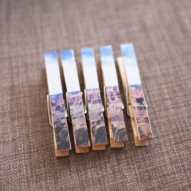Painted Canyon Wooden Clips