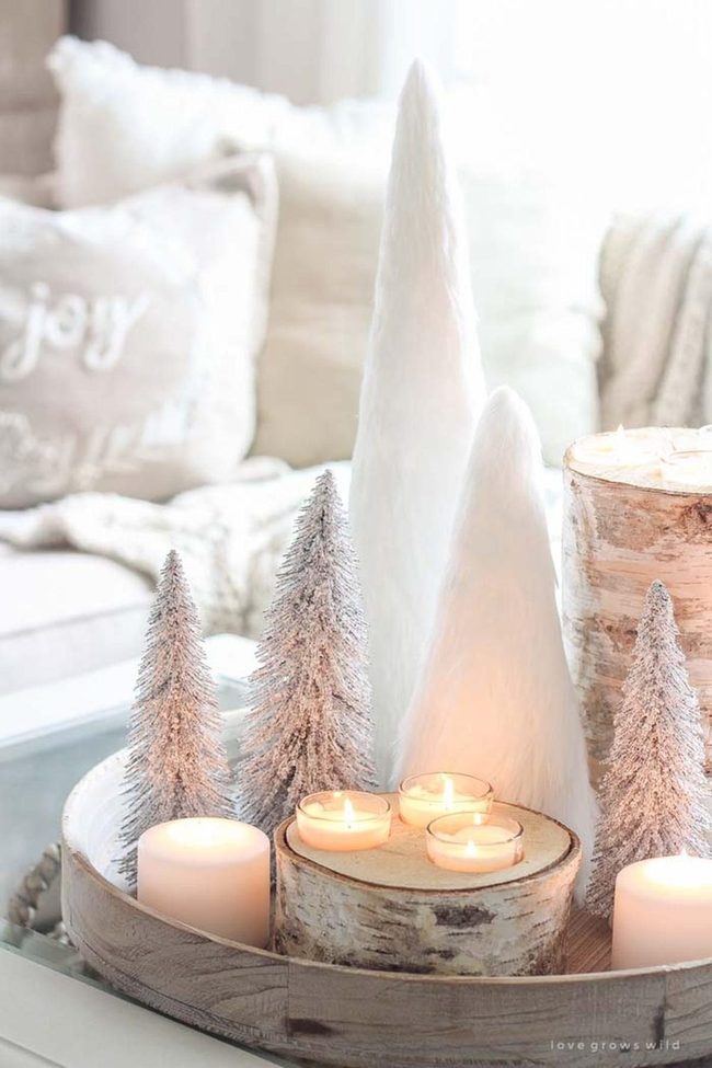 Birchwood Candle Tree Display