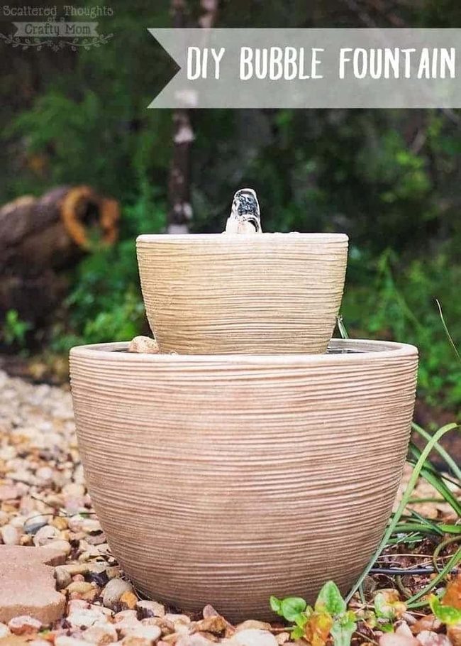 Cascading Water Fountain Garden Feature