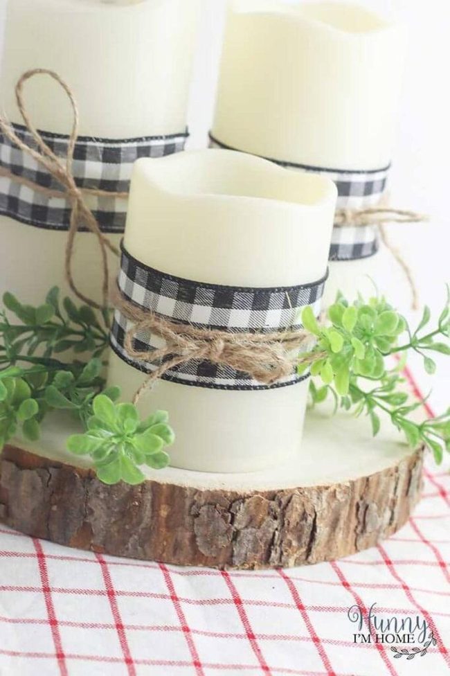 Woodland Pillar Centerpiece