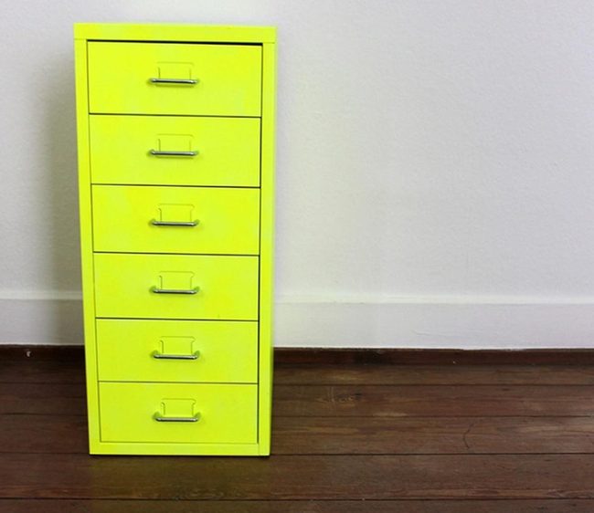 Sunshine Yellow Storage Statement