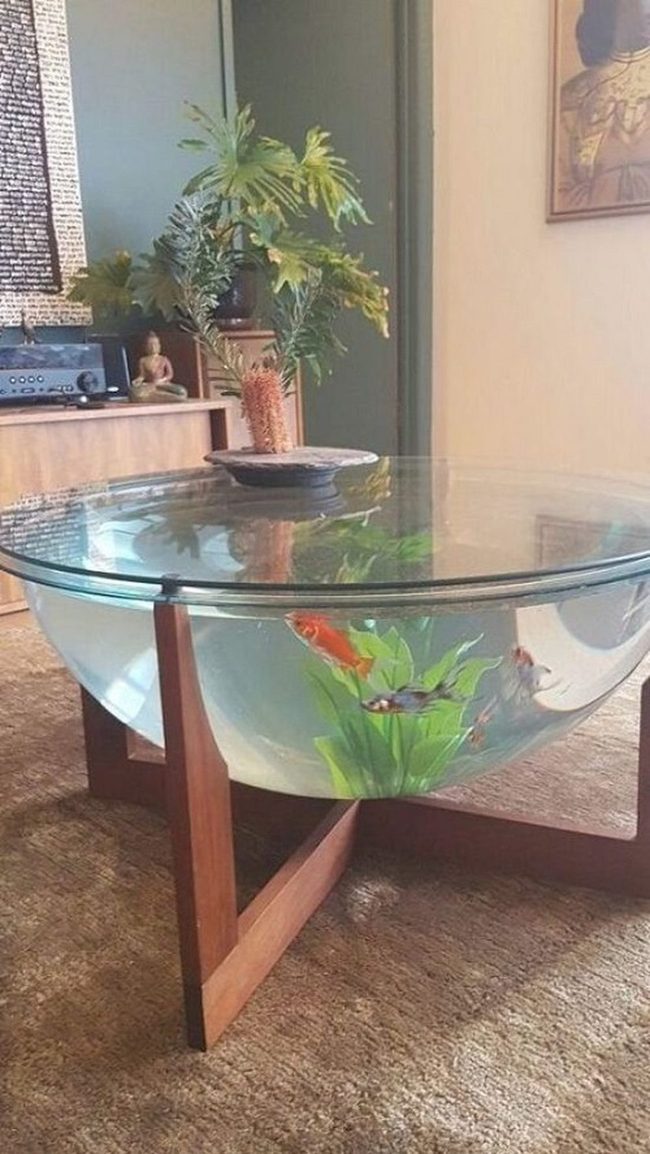 Green Storage Tables With Hidden Shelves