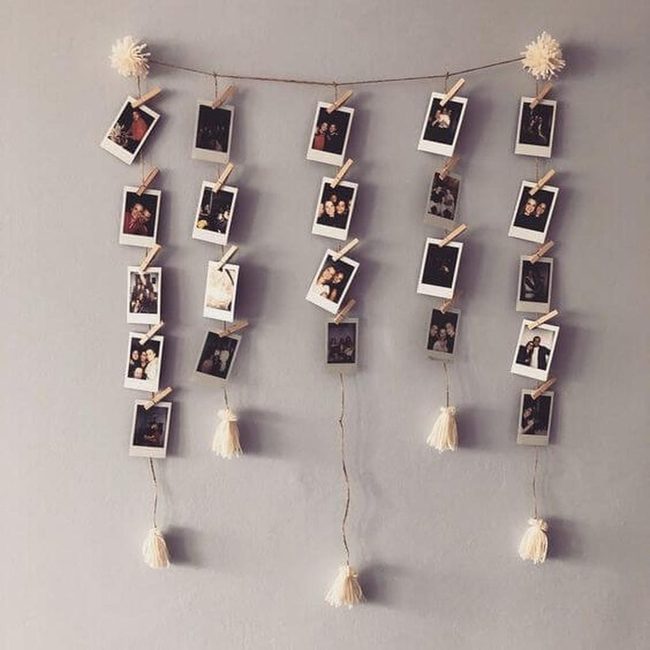 Clipped Memories Wall Display