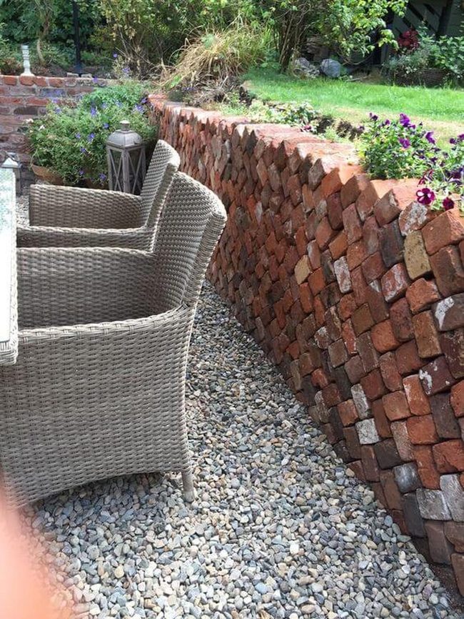 Brick Wall Garden Backdrop
