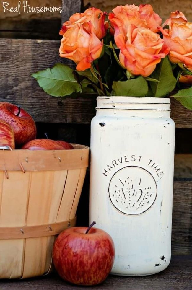 Tall Mason Jar Harvest